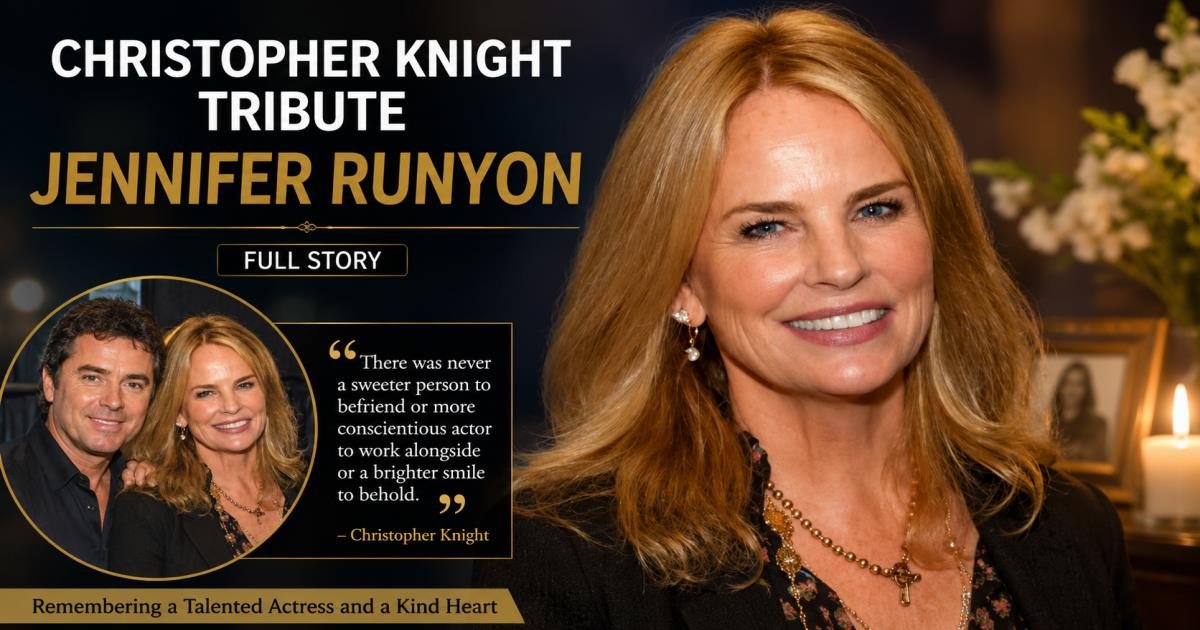 Christopher Knight Tribute Jennifer Runyon: Full Story