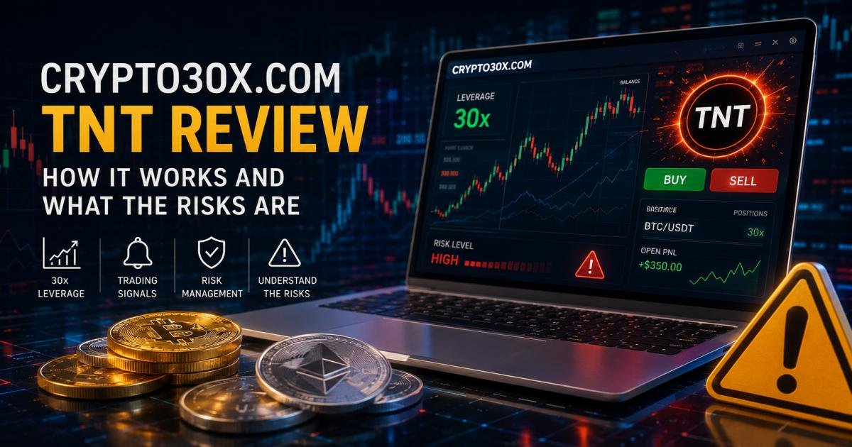 Crypto30x.com TNT Review: How It Works and What the Risks Are