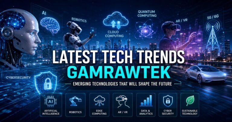Latest Tech Trends Gamrawtek: Emerging Technologies That Will Shape the Future