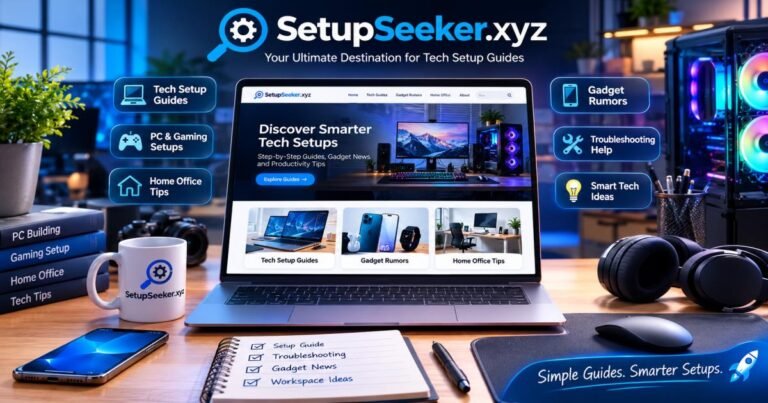SetupSeeker.xyz: Features, Tech Guides & Complete Guide