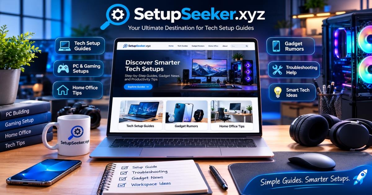 SetupSeeker.xyz: Features, Tech Guides & Complete Guide