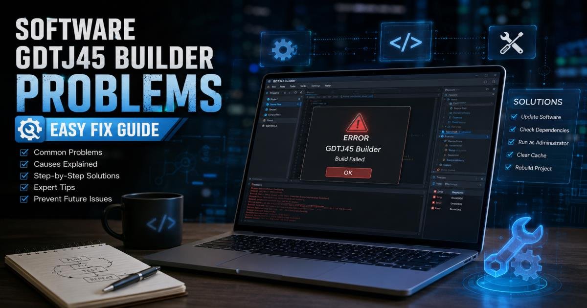 Software GDTJ45 Builder Problems: Easy Fix Guide