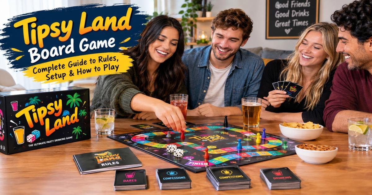 Tipsy Land Board Game: Complete Guide to Rules, Setup & How to Play
